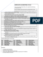 JOURNAL - TRIAL BALANCE Acctg Cycle With Answers