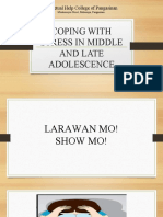 Coping With Stress in Middle and Late Adolescence