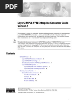 Layer 3 MPLS VPN Enterprise Consumer Guide