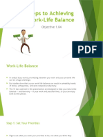 Steps To Achieving Work-Life Balance: Objective 1.04