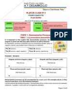 4to Diversificado - Plan de Clase #2