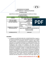 Programa de Metodología de La Investigación 5ta. Opción