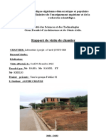 Rapport de Chantier