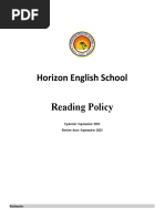 Horizon School Reading Policy