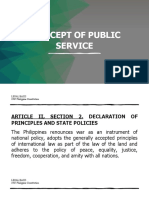 Concept of Public Service