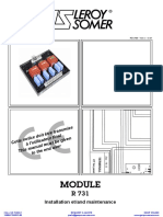 Manual Leroy Somer Avr R731