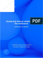 Social and Ethical Challenges Metaverse en