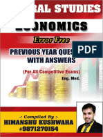 Economics PYQ's