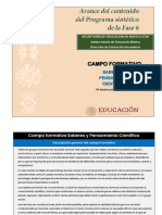 Campo Formativo Saberes y Pensamiento Científico