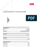 15/25Kv 600A DB 2 PT Junction W/BKT: Product-Details