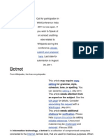 Botnet: Please Submit Your Proposal Here