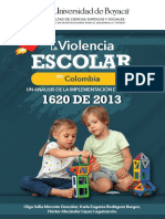 La Violencia Escolar en Colombia, Un Análisis de La Implementación de La Ley 1620 de 2013