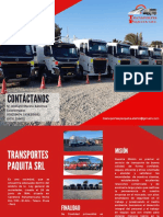 Brochure Transportes Paquita SRL