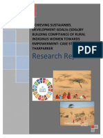 Research Report - Spo - Achieving Sdgs For Indiginus Women - 2019