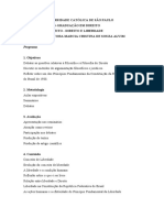 Programa de Filosofia Do Direito 1.2023 PUCSP Profa. Marcia Alvim