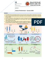 External Sector Performance - January 2023