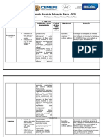 Planejamento Anual de Educação Física - 5º Ano Corrigido