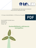 1.1 Ensayo Sostenibilidad y 1.2 Eficiencia Energética