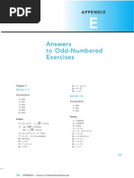 Answers To Odd-Numbered Exercises: Appendix