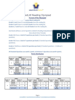 Reading Olympiad Sample Questions