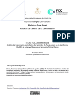 Análisis Del Tratamiento Periodístico Del Femicidio - Macarena Blanco Marianela y Agustina Quiroga Martíne