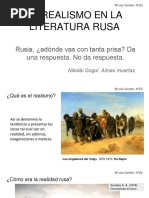 El Realismo en La Literatura Rusa