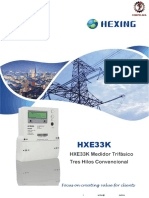 Medidor Trifasico Hexing HXE33K A