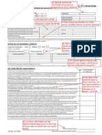 Ejemplo - Llenado de Formato Portabilidad