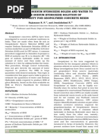 Quantities of Sodium Hydroxide Solids An