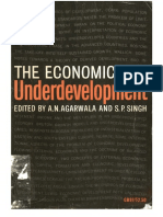 Agarwala Singh. Economics of Underdevelopment