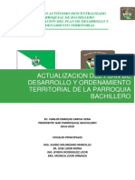 Pdot Parroquia Bachillero 2014 2019