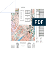 Área MG-03, Conselheiro Lafaiete. Mapa de Jazimentos Auríferos