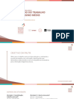 Mundo Do Trabalho No Ensino Médio