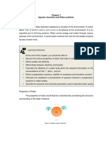 Module 7 Aquatic Chemistry and Water Pollution