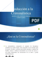 Introducción de La Criminalistica