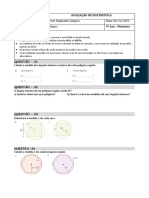 A7 - 9o ANO - AVALIAÇÃO DE MATEMATICA - 4oBIM