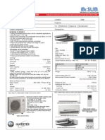 Mitsubishi SEZ-KD12NA Submittal For MXZ Multiple Indoor Unit Styles