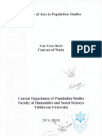 Population Studies (First-Fourth)