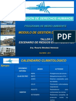 Escenarios de Riesgos en La Región Ica