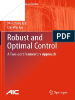 Robust and Optimal Control