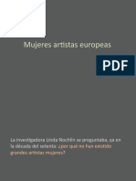 Mujeres Artistas Europeas