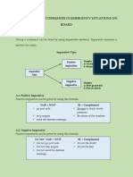 Understanding Commands in Emergency Situations On Board