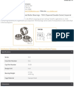 566 563D TaperedRollerBearings TDO (TaperedDoubleOuter) Imperial