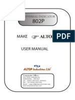 802P Universal Indicator Manual 350