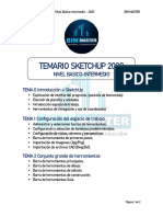 Temario Sketchup - Nivel Basico Intermedio