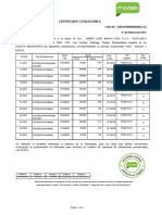 Certificado de Cotizaciones AFPModelo