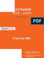 A1.2 Dossier 2, Leçon 1