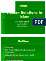 Human Relations in Islam