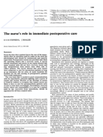 Nursing Role of Post of Care