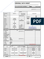 CS Form No. 212 PDS Revised